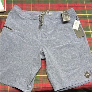 Rusty Blue Board Shorts Quick-Dry Swimwear